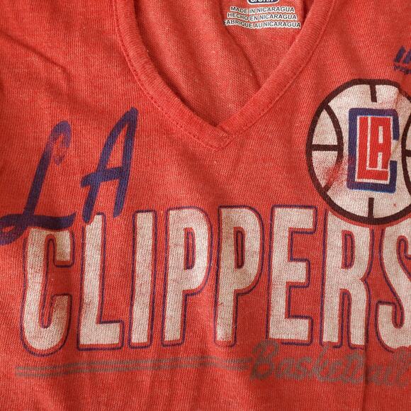 Majestic V Neck Sleeveless LA Clippers T-Shirt Size S - Picture 8 of 9